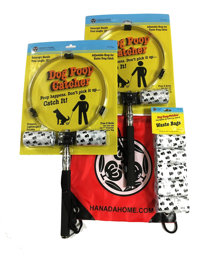 [Australia] - Hanada Home 58-7721 Dog Poop Catcher 4 Piece Combo Kit, One Size 