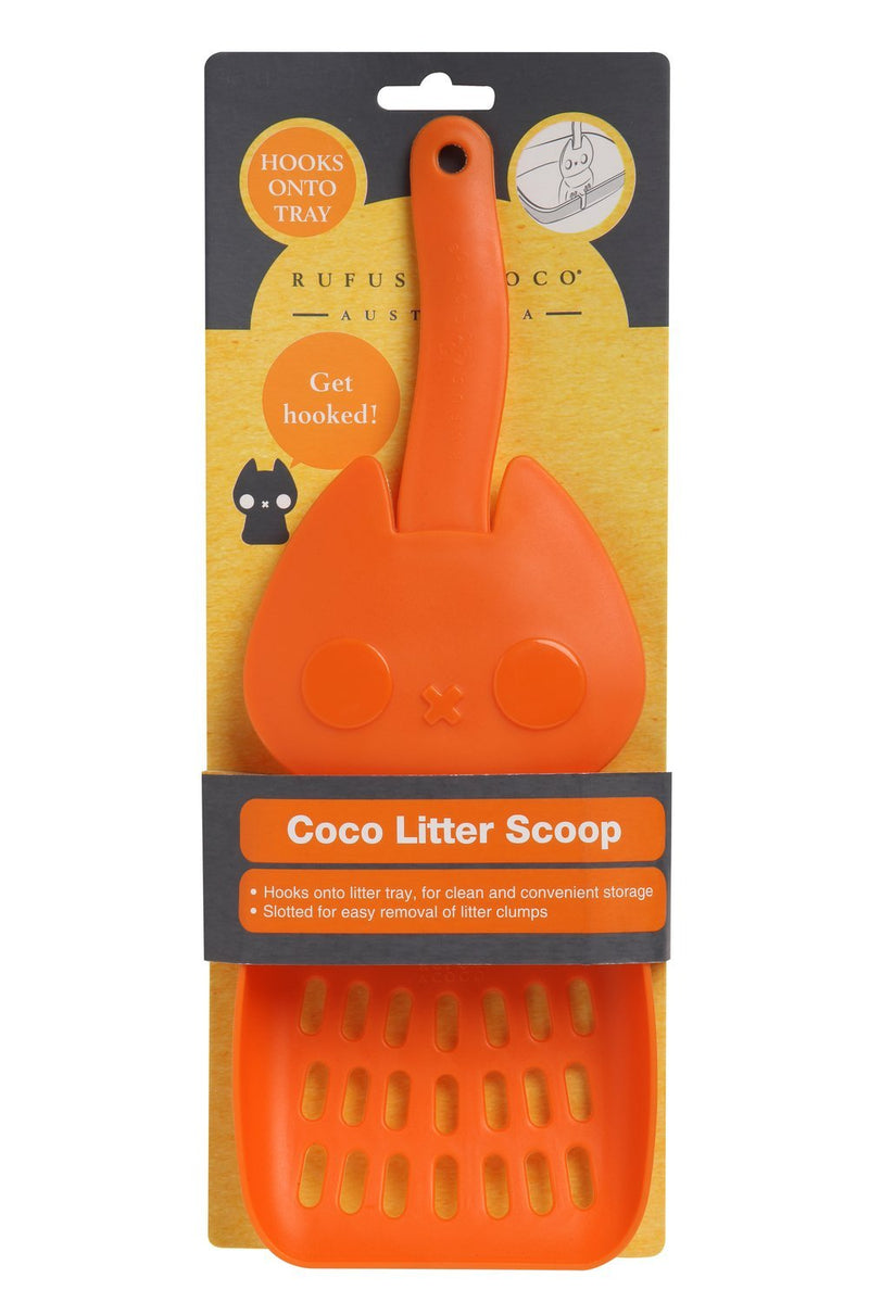 [Australia] - Rufus & Coco Litter Scoop, One Size Orange 