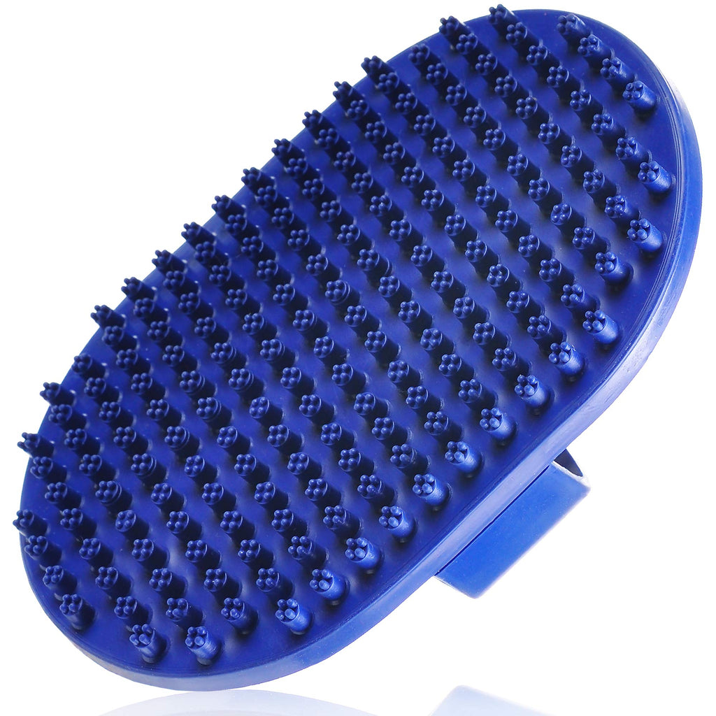 Dog Grooming Brush - Dog Bath Brush - Cat Grooming Brush - Dog Washing Brush - Rubber Dog Brush - Dog Hair Brush - Dog Shedding Brush - Pet Shampoo Brush for Dogs and Cats with Short or Long Hair Basic - PawsPlanet Australia