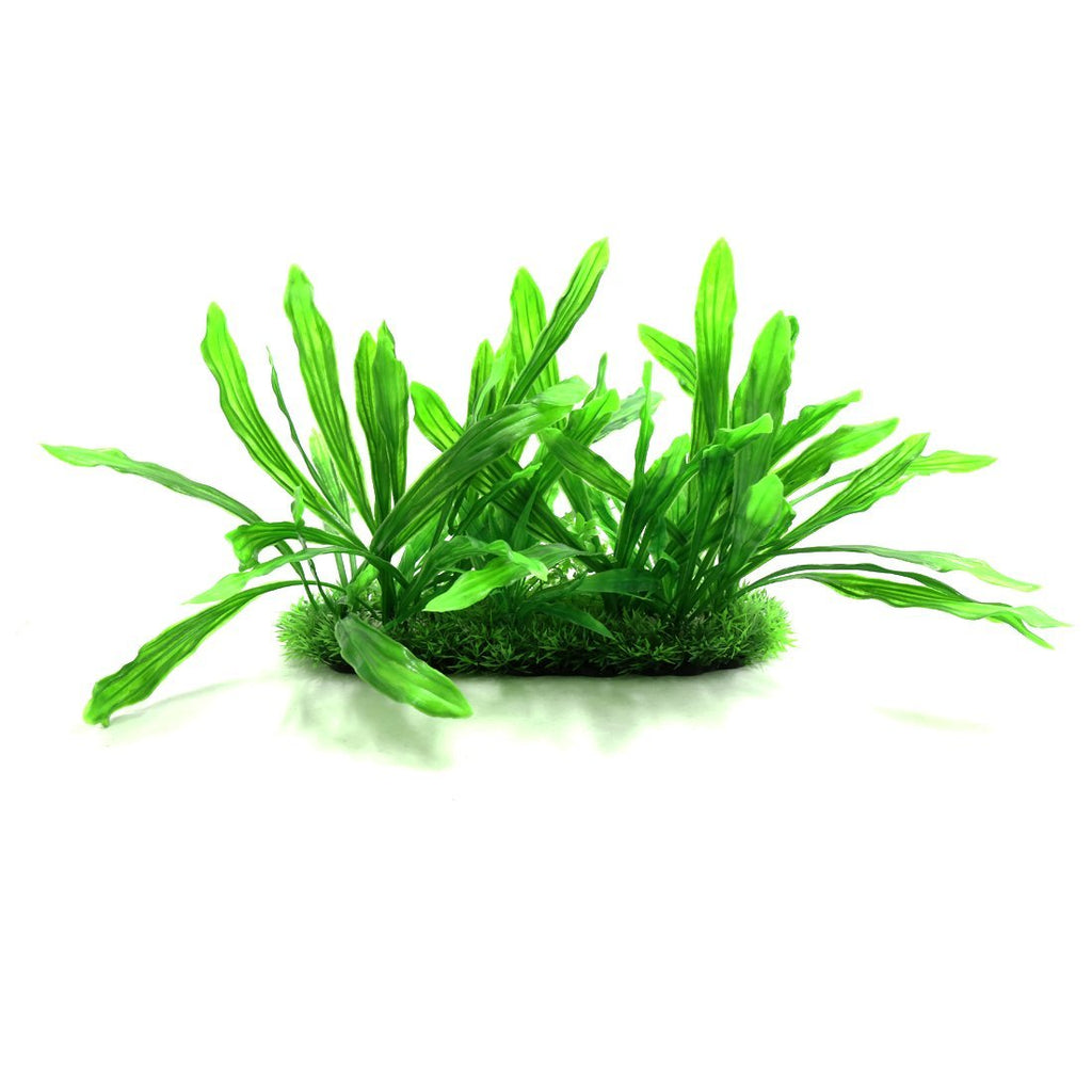 [Australia] - uxcell Green Plastic Plant Aquarium Landscape Decor Fish Betta Habitat Decor Indoor Ornament 