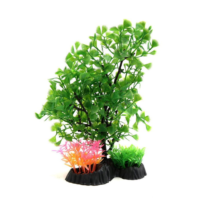 [Australia] - uxcell Green Plastic Tree Shape Plant Aquarium Landscape Decor Ornament for Aquatic Pets 