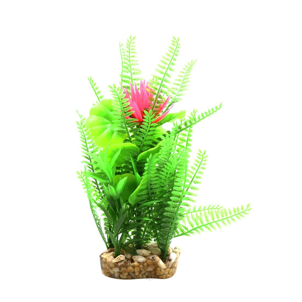 [Australia] - uxcell Aquarium Terrarium Decorative Plant Reptiles Habitat Ornament Home Decoration w Ceramic Base 