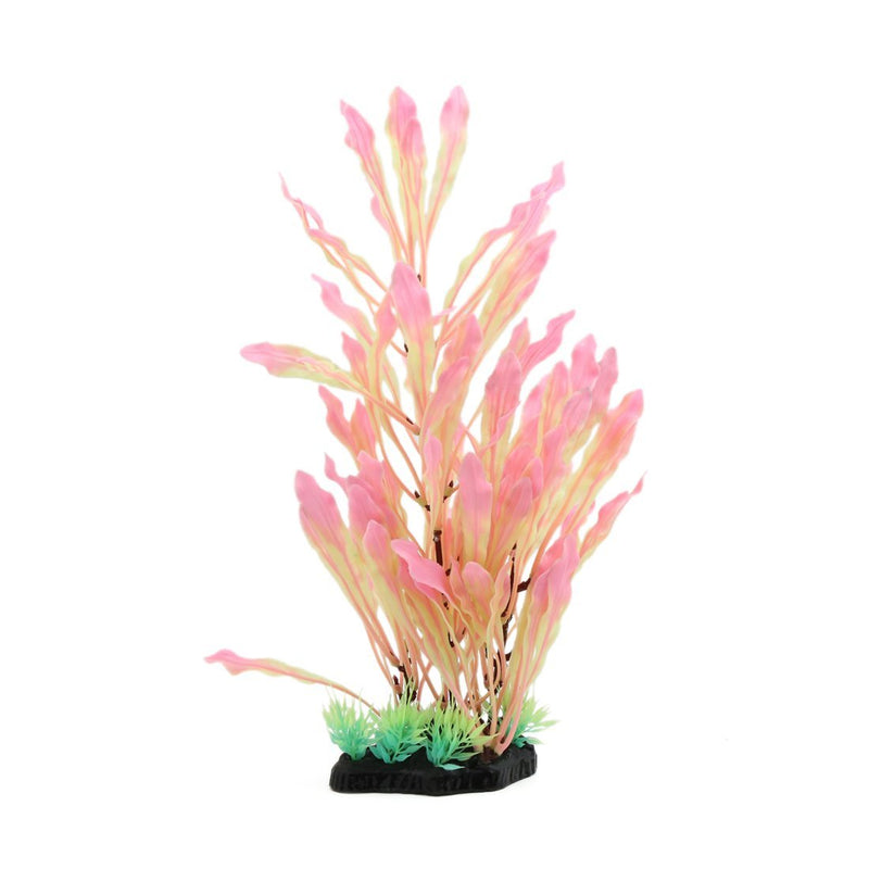 [Australia] - uxcell Plastic Seaweed Plant Aquarium Terrarium Landscape Decoration Habitat Decor for Reptiles and Amphibians Pink 