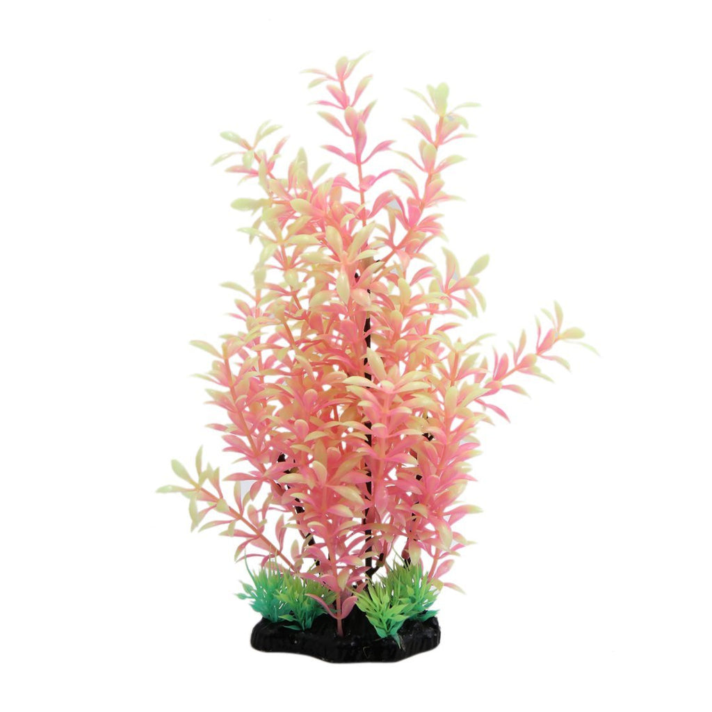 [Australia] - uxcell Pink Plastic Plant Aquarium Fish Tank Terrarium Landscaping Decorative Ornament for Reptiles and Amphibians 