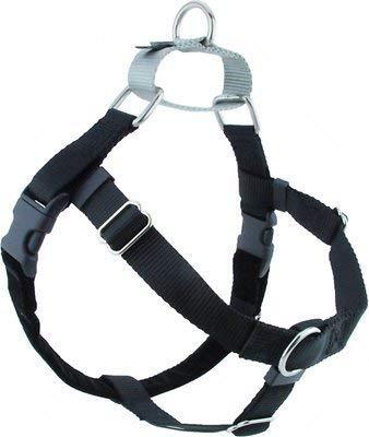 [Australia] - 2 Hounds Design Freedom No-Pull No Leash Harness Only, 1-Inch, Medium, Black 