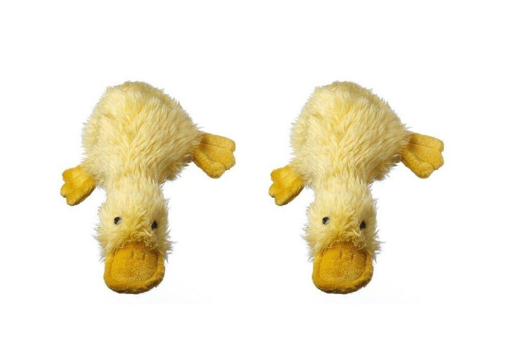 MultiPet Duckworth Duck Large 13" Size:Pack of 2 Color:Yellow Yellow Pack of 2 - PawsPlanet Australia