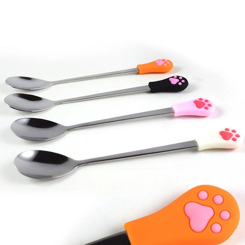 Coolrunner 4 Pack Can Food Spoon, Dog Cat Stainless Steel Food Spoon - PawsPlanet Australia