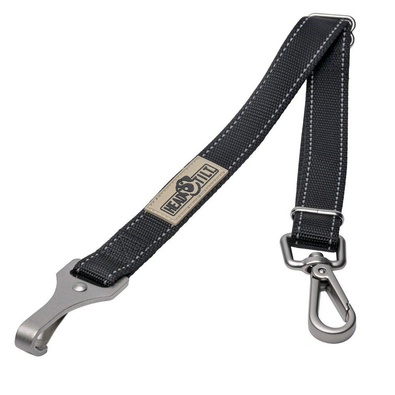 [Australia] - Head Tilt Seat Belt Leash, Black, 15 to 24 inches 