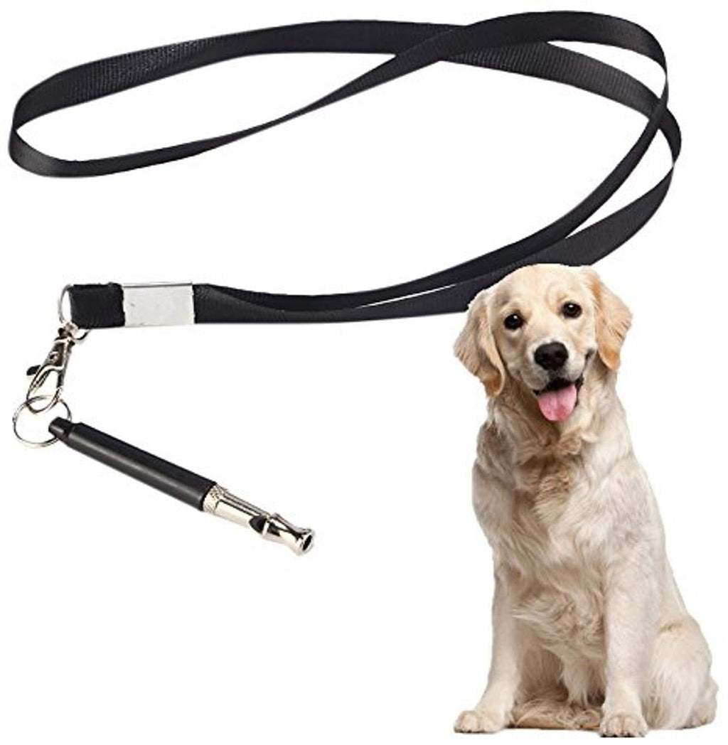 [Australia] - Petyls Dog Whistle for Training Dog, Ultrasonic Patrol Sound Repellent Repeller, Adjustable High Pitch, Black 