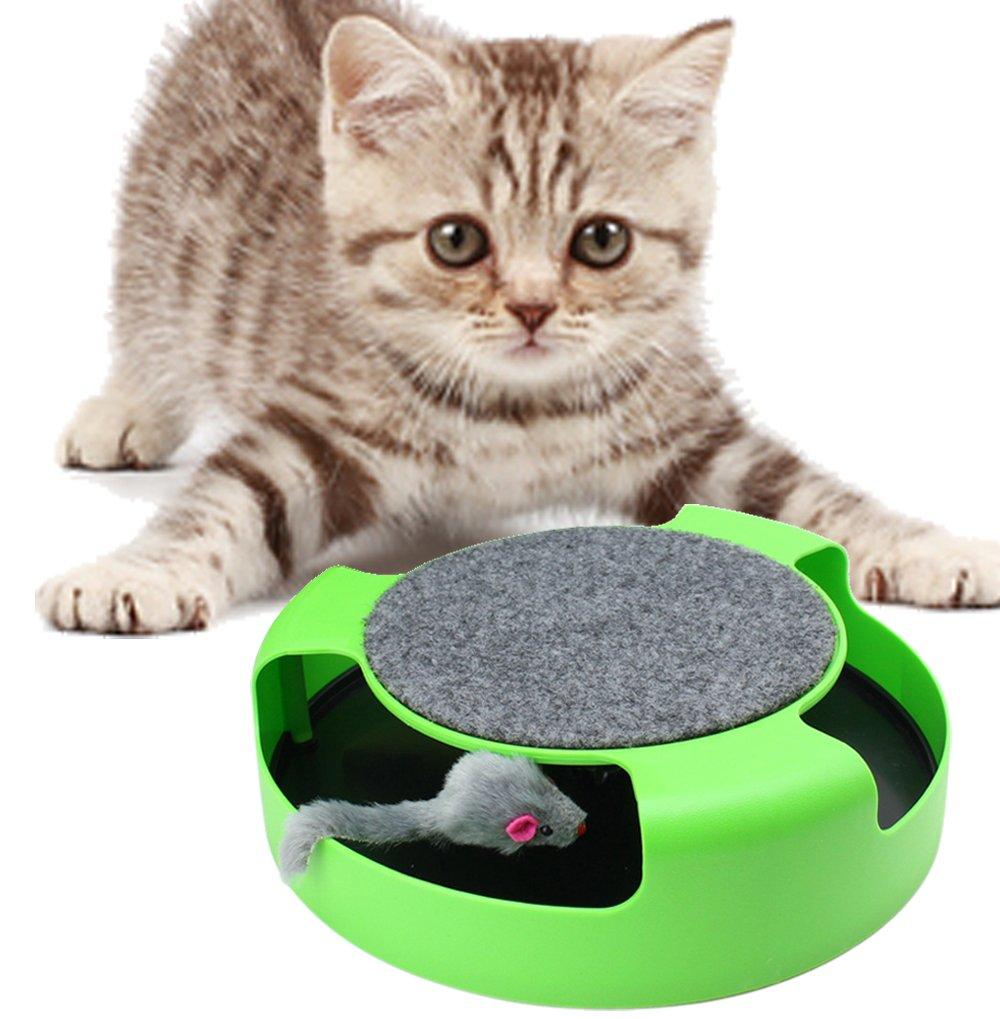 [Australia] - We Pay Your Sales Tax Cat Interactive Toy ~ Cat Catch a Running Mouse and Scratch Pad (KT000108) 