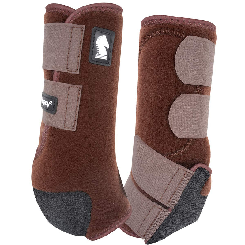 [Australia] - Classic Rope Company Legacy2 Hind Protective Boots 2 Pack Chocolate M 