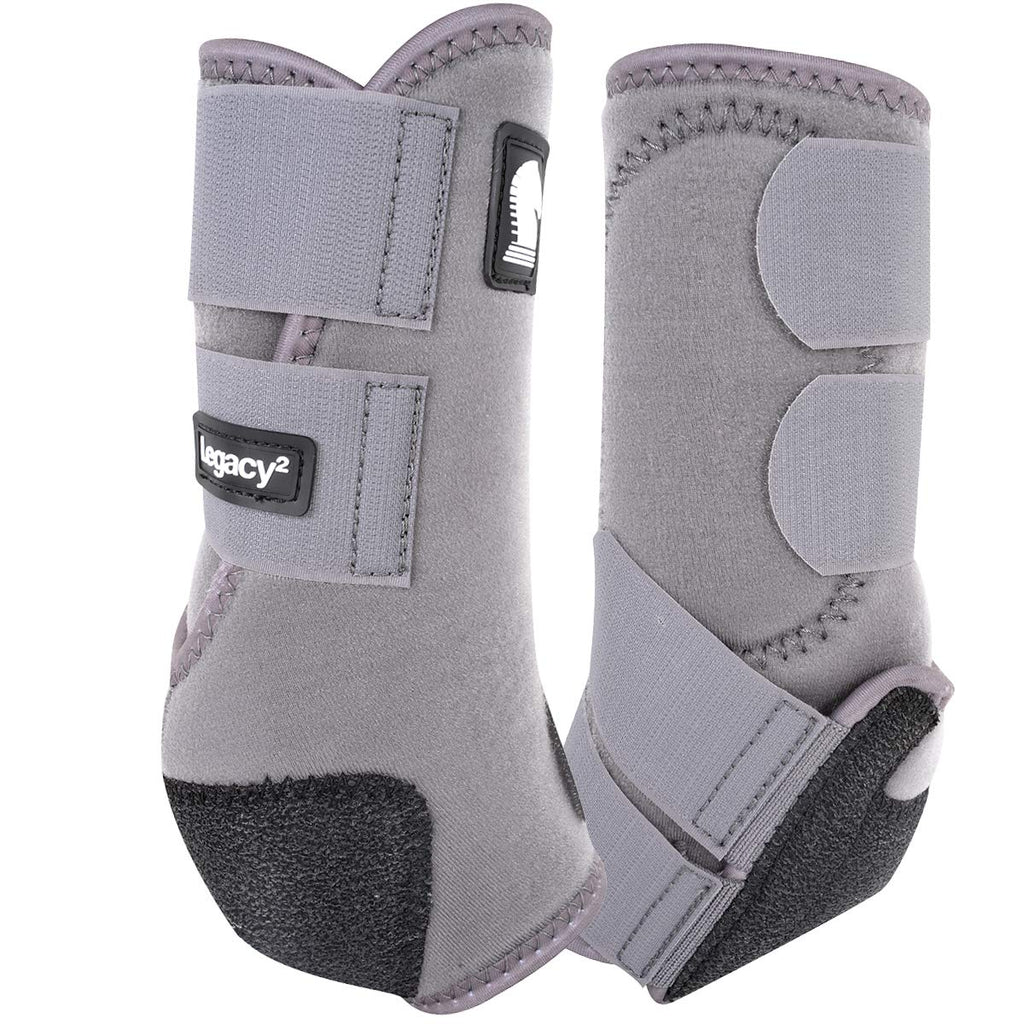 [Australia] - Classic Rope Company Legacy2 Front Protective Boots 2 Pack Steelgrey M 