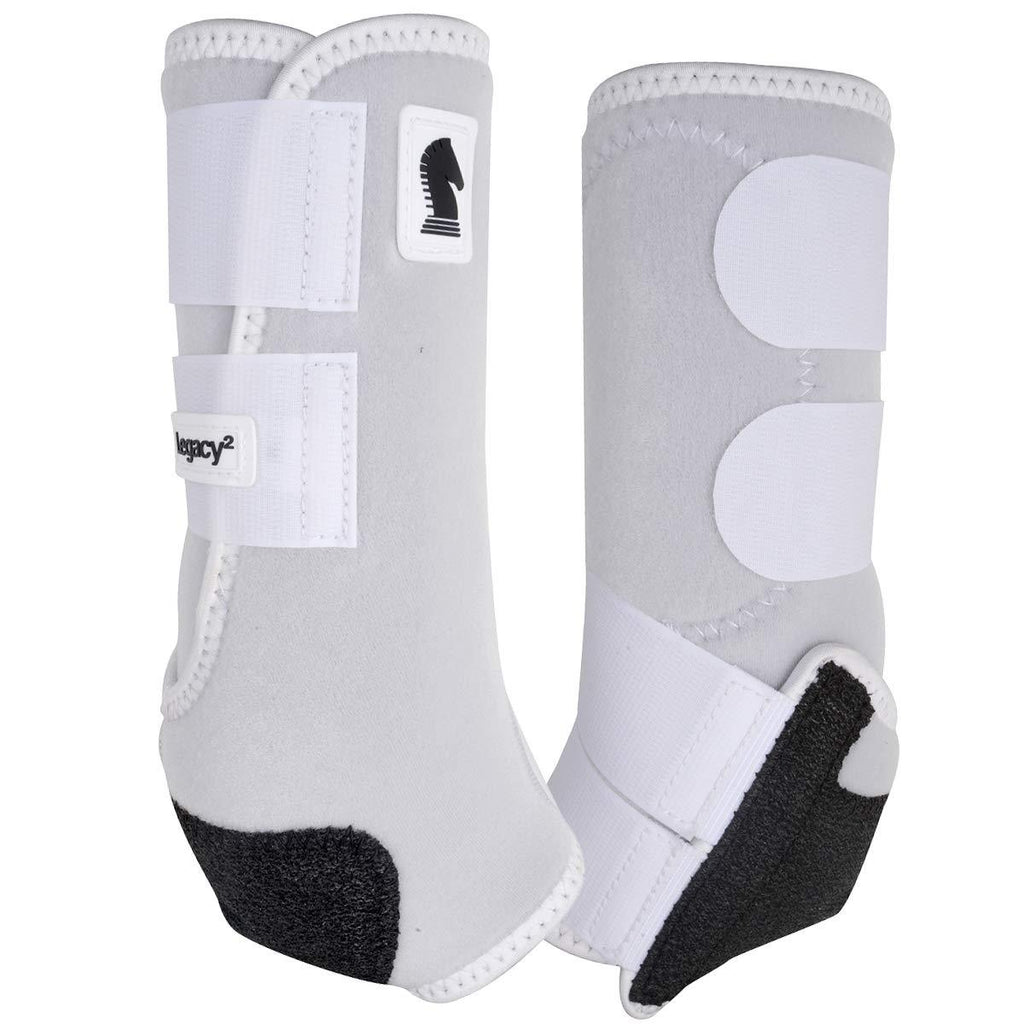 [Australia] - Classic Rope Company Legacy2 Hind Protective Boots 2 Pack White M 