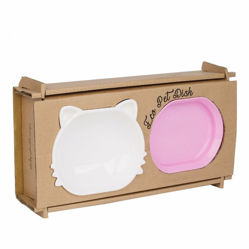 [Australia] - Petique Eco-Friendly PLA Pet Dishes Baby Pink 