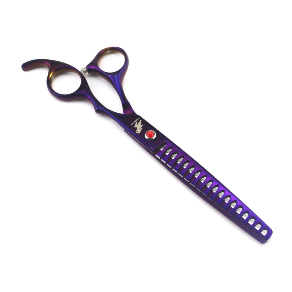 [Australia] - Freelander 7.0" Dog Chunker Shear Professional Pet Grooming Thinning Scissors for Dog Groomer Purple 