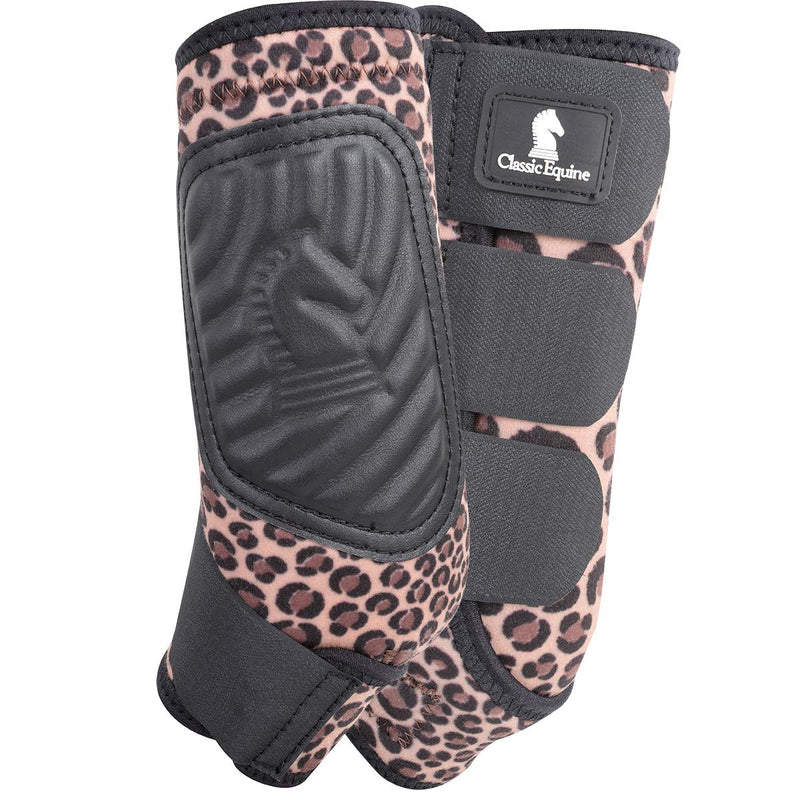 [Australia] - Classic Equine ClassicFit Front Boots Cheetah Large 