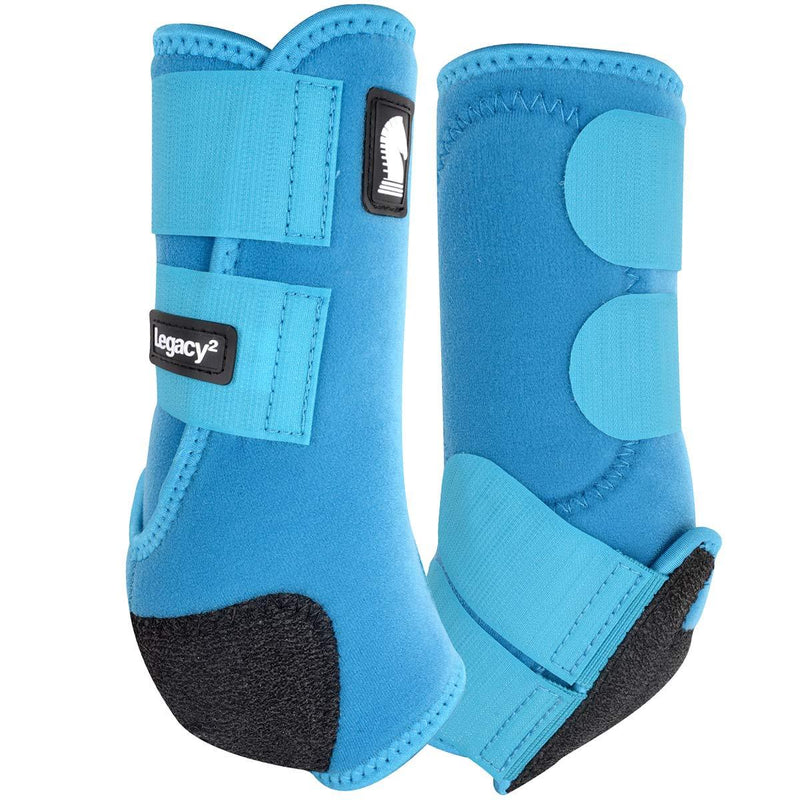 [Australia] - Classic Equine Legacy2 Support Boot, Hind, Small, Turquoise 