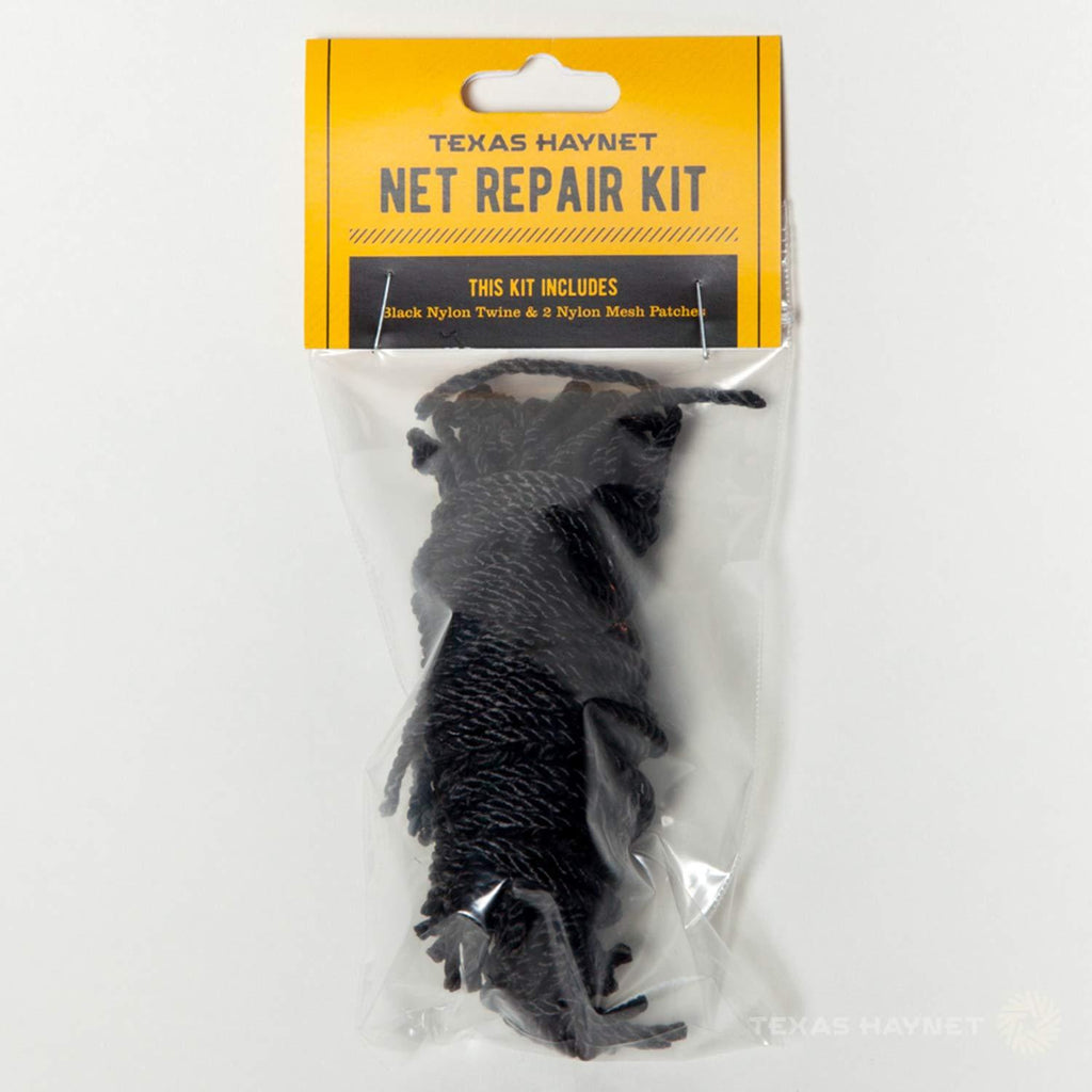 [Australia] - Texas Hay Net Netting Repair Kit - Nylon Mesh Repair Kit to Fix Your Round Bale or Regular Hay Nets - Made in The USA - Includes Nylon Twine & Mesh Patches 