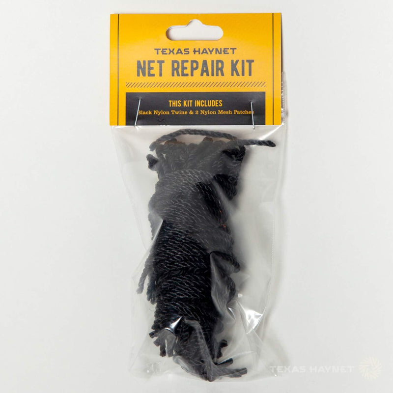 [Australia] - Texas Hay Net Netting Repair Kit - Nylon Mesh Repair Kit to Fix Your Round Bale or Regular Hay Nets - Made in The USA - Includes Nylon Twine & Mesh Patches 