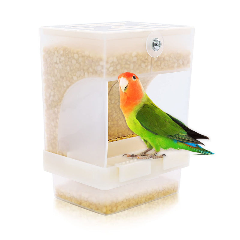 RYPET No-Mess Bird Feeder - Parrot Integrated Automatic Feeder for Small to Medium Birds - PawsPlanet Australia
