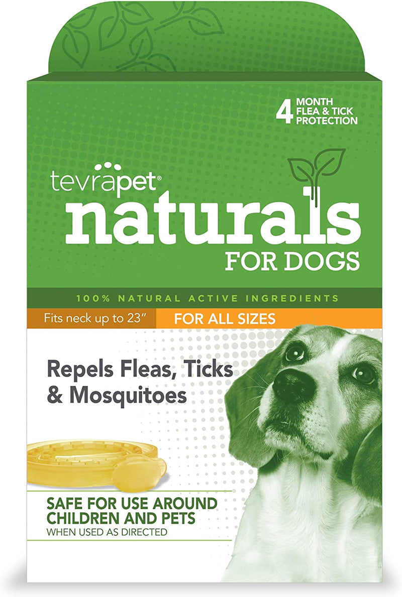 Natural Care Repellent Flea & Tick Collar for Dogs & Puppies, 4 Month Protection, White - PawsPlanet Australia