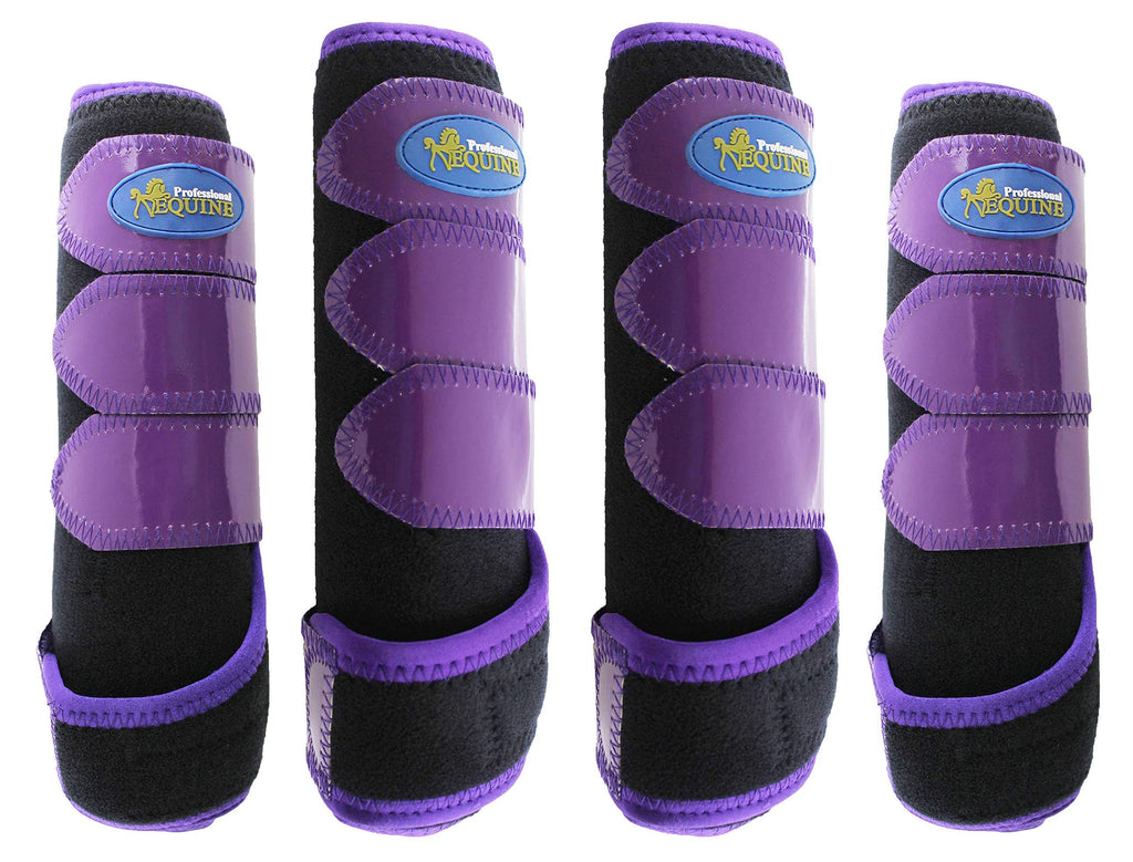 [Australia] - Professional Equine Horse Medium 4-Pack Sports Medicine Splint Boots 4154C 