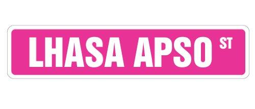 [Australia] - Lhasa APSO Street Sign Dog Lover Great pet Owner | Indoor/Outdoor |  30" Wide 