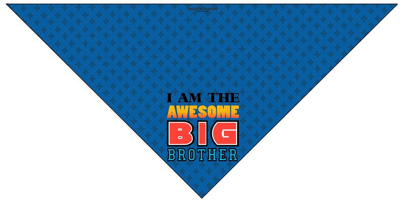 Stonehouse Collection Big Brother Bandana - Med to Large Dogs - I Am The Big Brother - Great Dog Gift Idea - PawsPlanet Australia