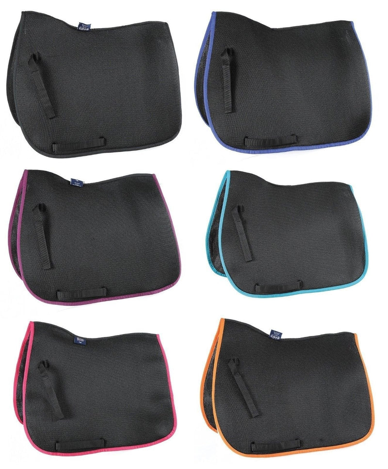 [Australia] - Shires Air Motion Jump Saddle Pad Black/Plum 15.0 