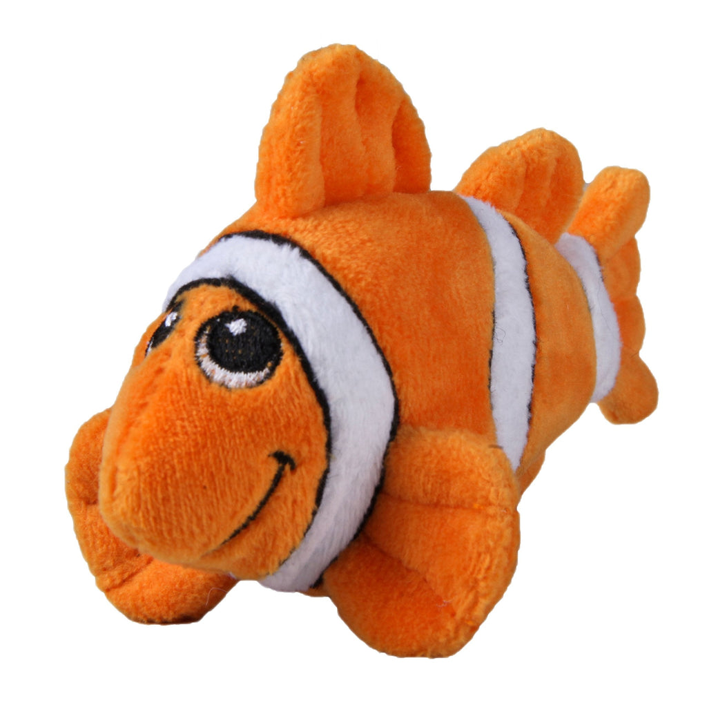 SmartPetLove Tender-Tuffs - Tiny Plush Toys for Puppies and Small Breeds (Orange Clownfish) - PawsPlanet Australia