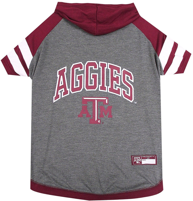 [Australia] - Texas A&m Aggies NCAA Hoodie Dog Pet Tee T-Shirt Small 