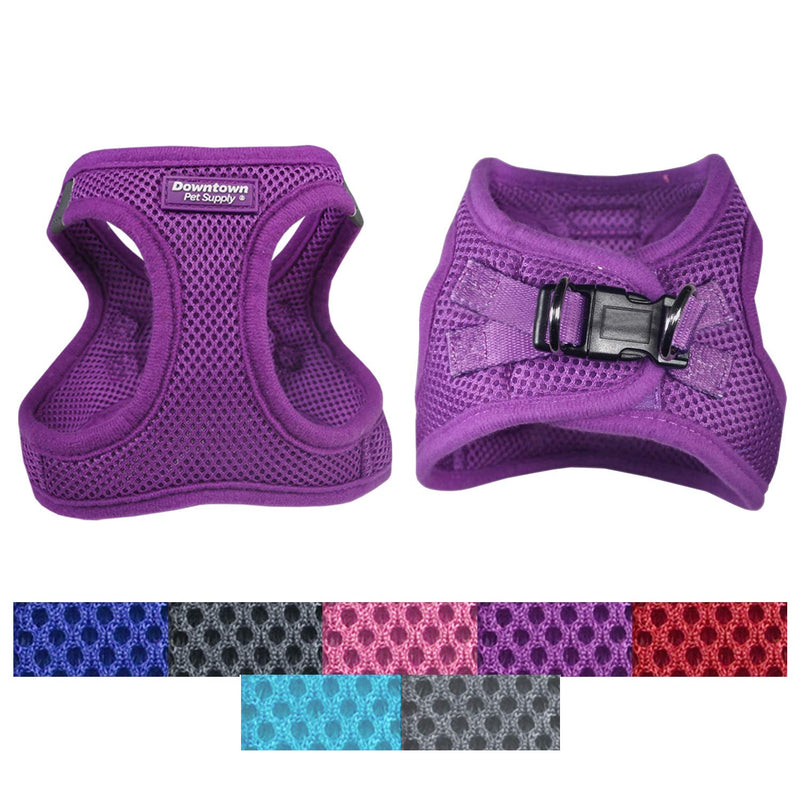 [Australia] - Downtown Pet Supply No Pull, Step in Adjustable Dog Harness, Easy to Put on Small, Medium and Large Dogs Purple 