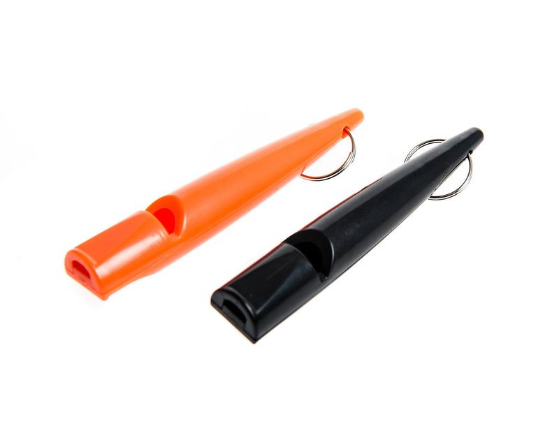 Benbulben - Twin Pack of Professional High Pitch Plastic Dog Whistle for Recall Training Complete with 2 PCS Whistles, Lanyards and Keyrings - PawsPlanet Australia