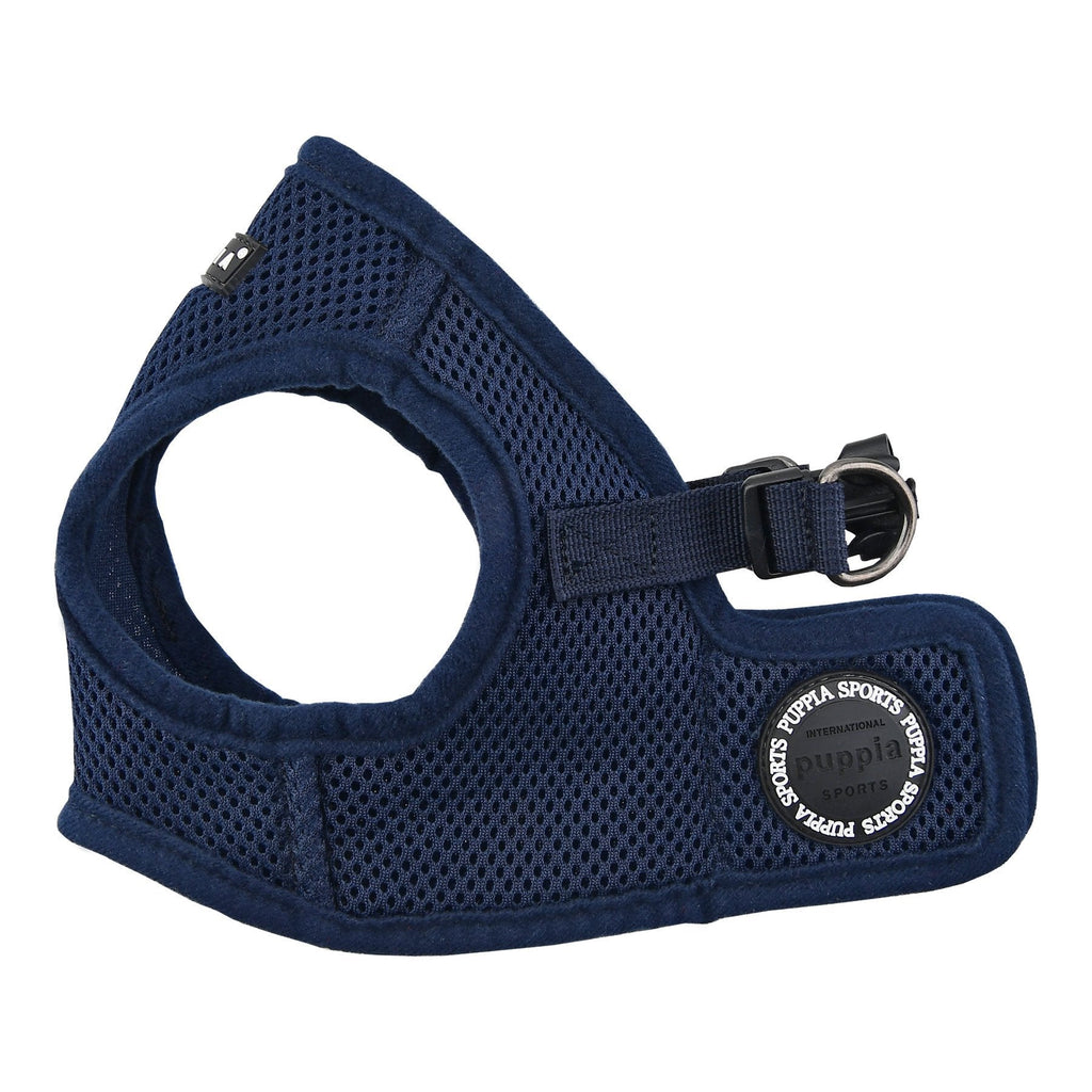 [Australia] - Puppia Soft Vest Harness - Navy Medium 