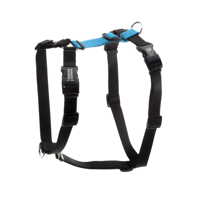[Australia] - Blue-9 Pet Products Buckle-Neck Balance Harness, 6-Point Adjustable No-Pull Harness, Ideal for Dog Training, Made in The USA Medium/Large Sky Blue 
