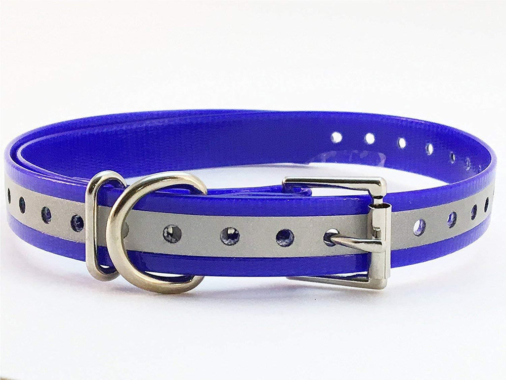 [Australia] - Replacement Extra Collar Strap Band Buckle ¾" for Garmin Delta Dogtra SportDOG Tri Tronics Petsafe TrainPro Petrainer Educator Esky Most Dog Training Collars and Fence Blue NiteGlo 