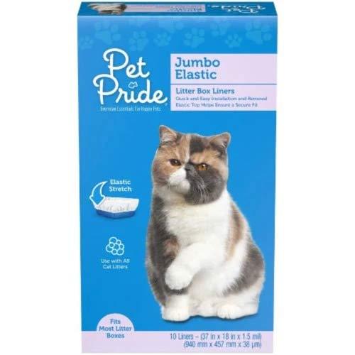 [Australia] - Pet Pride Jumbo Elastic Litter Box Liners (Single Box) 