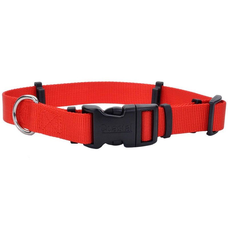 Coastal - Secureaway Flea Collar Protectors, Red, 1" x 14-20" - PawsPlanet Australia