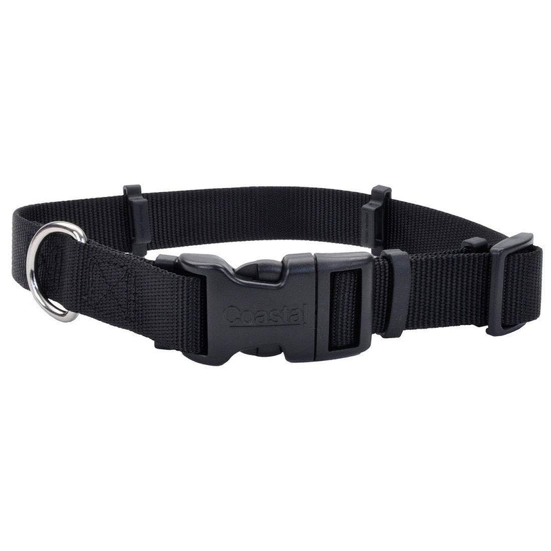 Coastal - Secureaway Flea Collar Protectors, Black, 1" x 18"-26" - PawsPlanet Australia