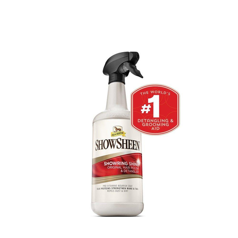 [Australia] - Absorbine 32 fl oz Premium Showsheen Showering Shine Original Hair Polish & Detangler, White 