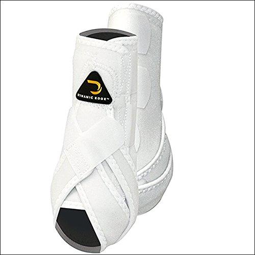 [Australia] - Large Cactus Dynamic Edge Horse Front Leg Protection Sport Boots Pair White 