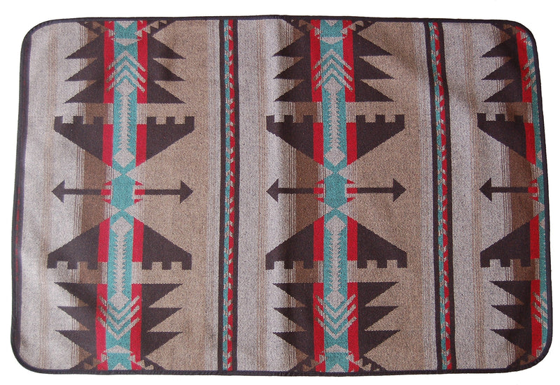 Ruth&Boaz Outdoor Wool Blend Pet Blanket Ethnic Inka Pattern A-brown - PawsPlanet Australia