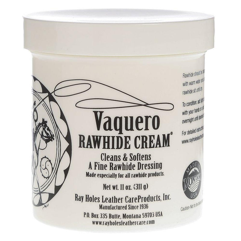[Australia] - Ray Holes Leather Care Products Vaquero Rawhide Cream, Ideal For Conditioning And Water-Proofing Rawhide and Other Fine and Exotic Leathers, Pint Container 