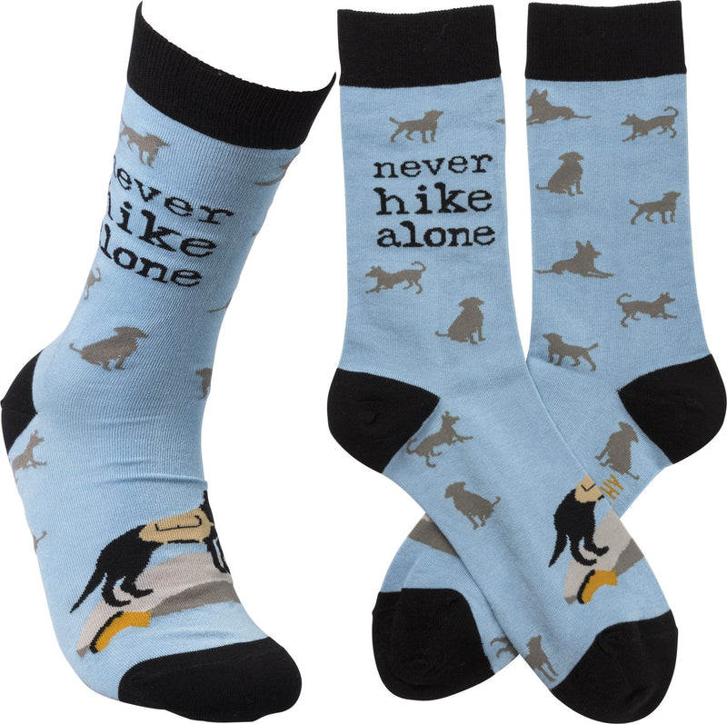 Good Dog Socks (Never Hike Alone) - PawsPlanet Australia