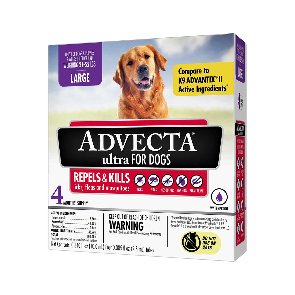 Advecta Ultra Flea & Tick Topical Treatment, Flea & Tick Control for Dogs Large - PawsPlanet Australia