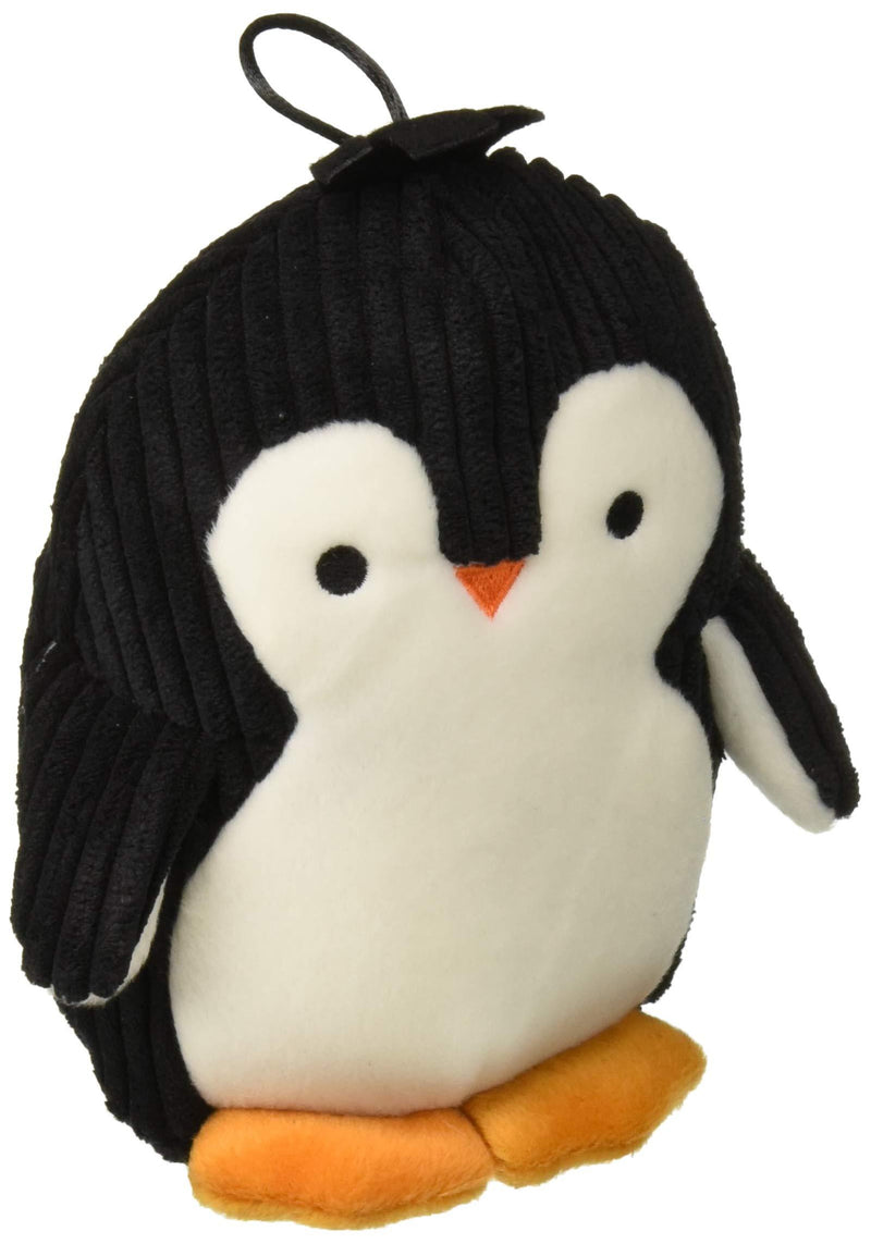 TrustyPup, Penguin, Silent Squeaker Dog Toy, Ultrasonic, Soft Plush Toy, Chew Resistant, Durable, Tough, Reinforced Seams, Medium Black and white - PawsPlanet Australia