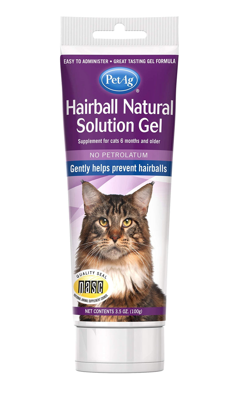 PetAg Hairball Natural Solution Gel - PawsPlanet Australia