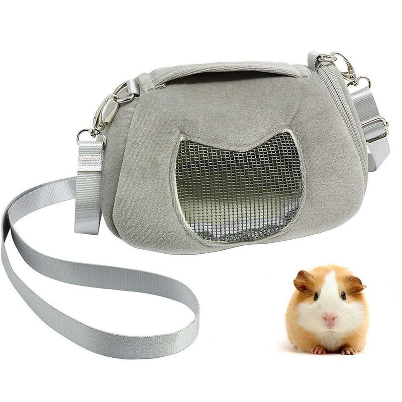 ASOCEA Portable Pet Carrier Outgoing Handbag with Adjustable Single Shoulder Strap Pouch for Sugar Glider Hamster Squirrel Small Animals (7.08x4.72x3.93 inches) - PawsPlanet Australia