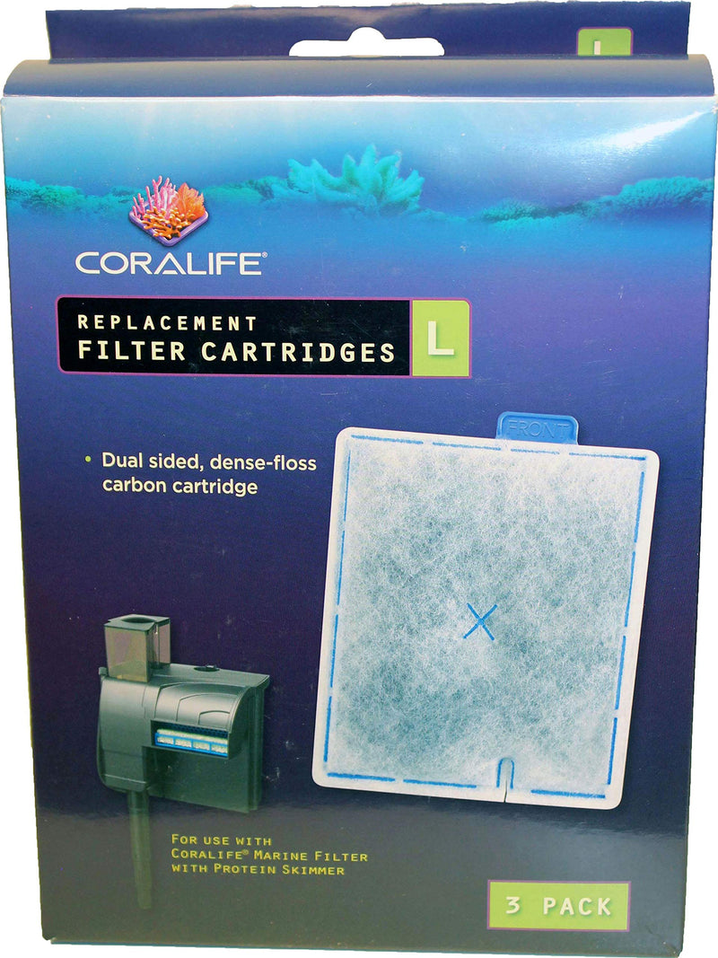 [Australia] - Coralife Marine Filter Cart Lg 3pk 