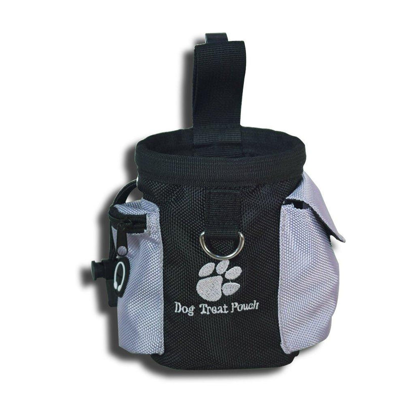 [Australia] - eBasics Puppy Dog Treat Pouch for Training Dog Reward Pouch Snack Bag Bait Bag Dog Treat Carrier Holder Waist Clip Drawstring Closure, Fit Small Medium Hands, No Strap 1-1/2 Cups - Fit Small Medium Hands, No Strap 